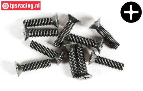 FG6718/14 Cross Countersunk M4-L14 mm, 10 pcs