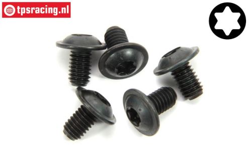 FG6917/16 Torx flange screw M6-L10 mm, 5 pcs.