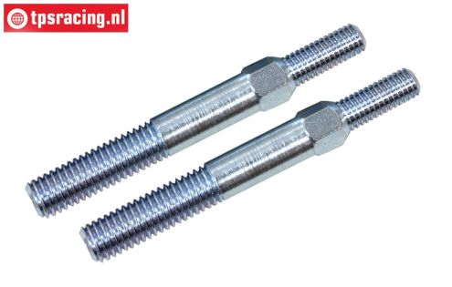 FG67267 Steel threaded rod M8/M10-L39 mm, 2 pcs