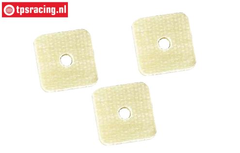 FG67299/04 Exhaust Isolation plate Leopard, 3 pcs.