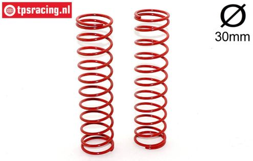 FG67317 Shock spring Red Ø30-Ø3,0-L145 mm, 2 pcs.