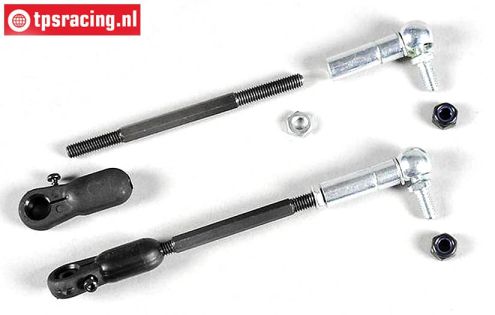 FG67366 Wishone rear upper M6-90°, 2 pcs.