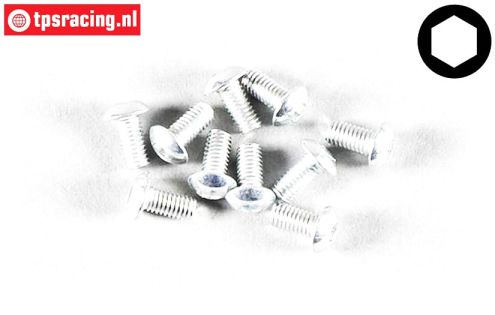 FG6737/06 Button Head Screw M3-L6 mm, 10 pcs