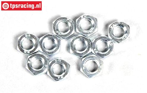 FG6739/06 Steel Nut flat M6R, 10 pcs.