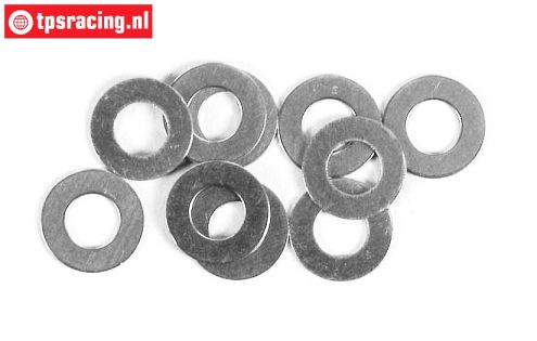 FG6740 Steel Shim washer, Ø6-Ø12-H1,0 mm, 10 pcs.