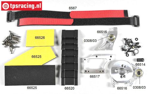 FG68512 Electric conversion kit 1/5-1/6, 2WD-4WD, Set