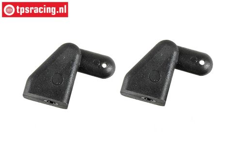 FG7011 Body mount front 90° H16 mm, 2 pcs.