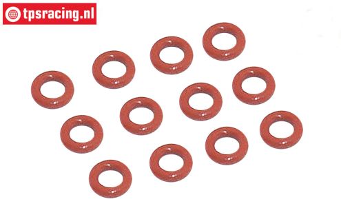 FG7093 Shock Silicone O-ring Ø4-H2,0 mm, 12 pcs.