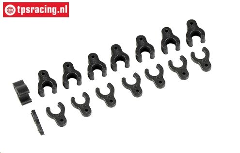 FG7100 Adjusting clips Ø6 mm, 16 st.