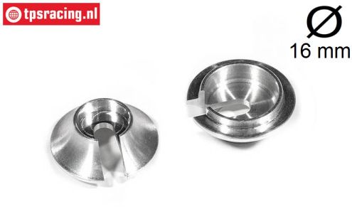 FG7205/07 Alloy Shock spring disk Ø16 mm, 2 pcs