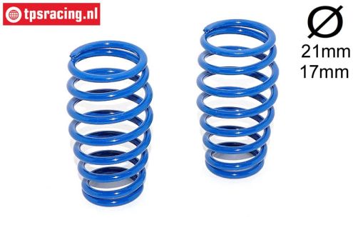 FG7285 Progressive spring Bleu Ø2,6-L57 mm, 2 pcs.