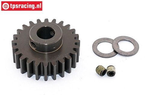 FG7430/24 Anodised alloy gear 24T wide Ø10-B12 mm, 1 pc.