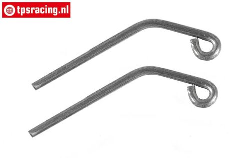 FG8461/01 Steel brake lever, Ø2,2-L46 mm, 2 pcs