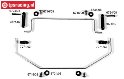 FG8511 Stabilizer 2WD Ø4-Ø5 mm, Set
