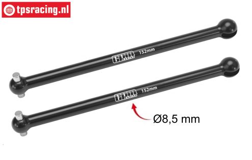 5T3/152F/RS-BK LOSI 5IVE-T 3.0 4140 Drive Shaft L162 mm, 2 pcs.