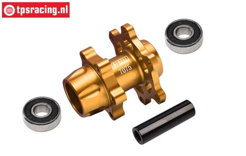MX006-GD PROMOTO Alu-wheel axle front Gold, set