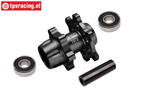 MX006-BK PROMOTO Alu-wheel axle front Black set