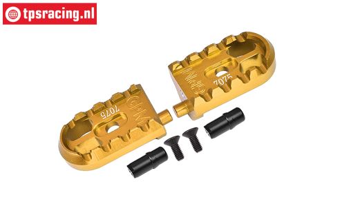 MX014-GD PROMOTO Alu footrests Gold, set