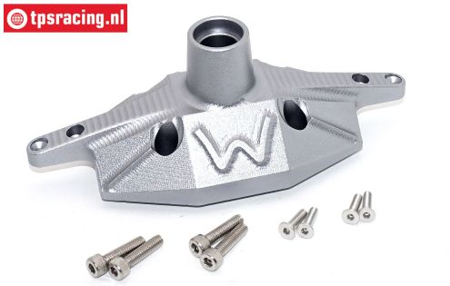 SB013A-GS Rear axle housing silver SBR-SRR, 1 pc.