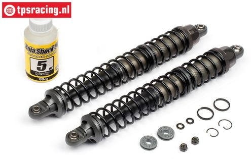 HPI102481 Shock rear VVC/HD Gun Metal, 2 pcs
