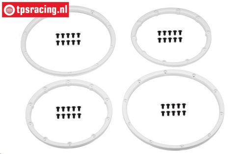 HPI110545 Beadlock White, 4 pcs.