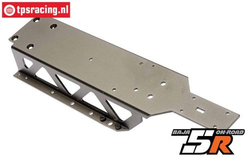HPI115757 Chassis HPI Baja 5R gun metal, 1 pc.