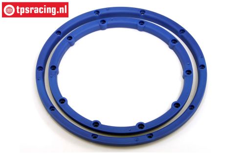 HPI3246 HPI Baja Beadlock Bleu, 2 pcs.