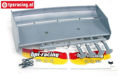 HPI85453 Rear Wing Zilver, Set