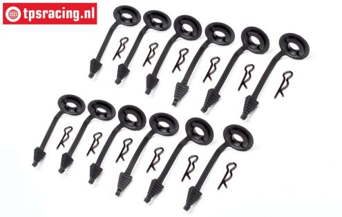 HPI85470 Body Mount Washer, Ø8 mm, 12 pcs.