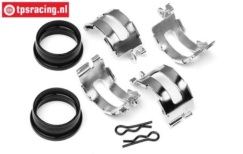 HPI86713 Aluminum HD Tuned Pipe coupling, Set