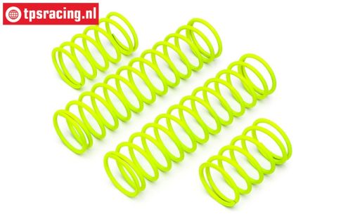 HPI86760 Shock spring rear Yellow, 2 pcs.