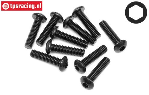 HPI94556 Button Head Screw M4-L16 mm, 10 pcs