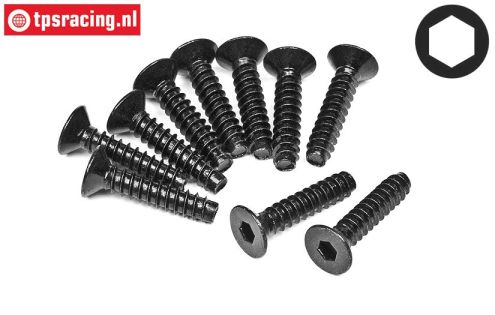 HPI94632 Countersunk tapping screw Ø4-L18 mm, 10 pcs.