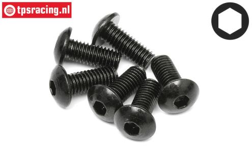 HPI94754 Button Head screw M5-L12 mm, 6 pcs.