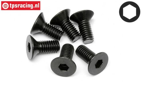 HPI94879 Countersunk Head Screw M6-L14 mm, 6 pcs