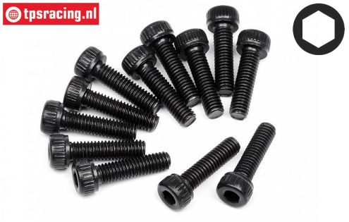 HPIZ422 Cap head screw M2,6-L10 mm, 12 pcs.