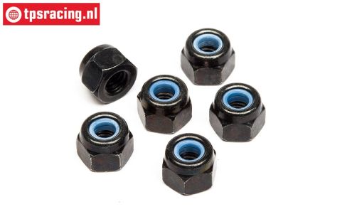 HPIZ663 Steel Lock nut M3, 6 pcs.