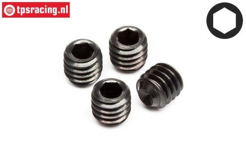 HPIZ721 Scrub screw M4-L4 mm, 4 pcs