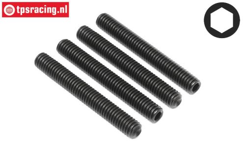 HPIZ747 Scrub screw M6-L45 mm, 4 pcs.