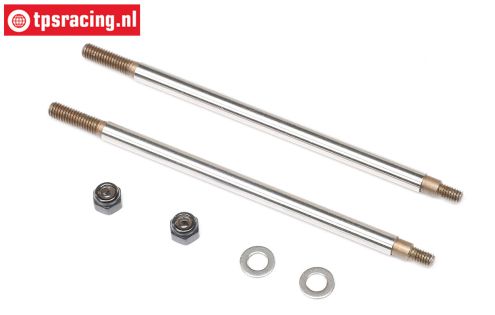 LOS-1833 LOSI LMT 2.0 Shock rod L72 mm, 2 pcs.