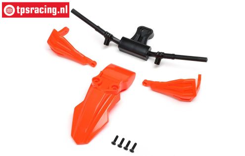 LOS-2297 Promoto Fender, Handguards & Bars Orange, set