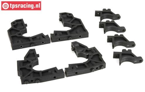 LOS251016 Bulk head front/rear DBXL-MTXL, Set