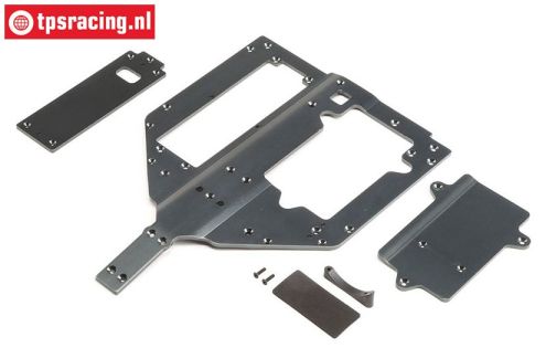 LOS251083 Chassis-Battery-Motor cover SRR-SBR 2.0, set