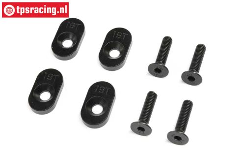 LOS252137 LOSI DBXL 2.0 Motor plates 19T, 4 pcs.