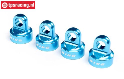LOS253032 Alu-Shock cap blue SBR-2.0-SRR, 4 pcs.