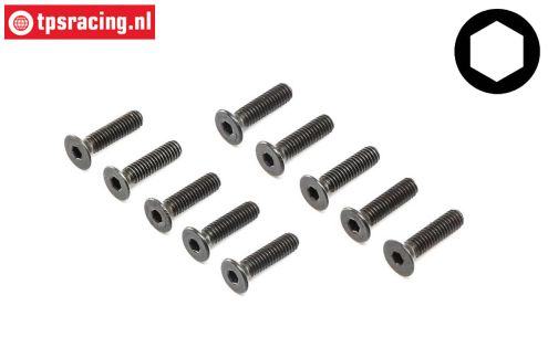 LOS255017 Countersunk head screw M4-L16 mm, 10 pcs.