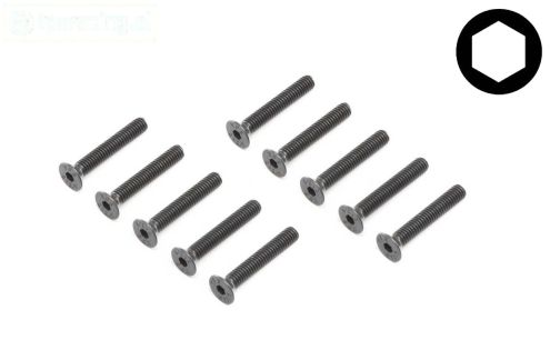 LOS255018 Countersunk head screw M4-L25 mm, 10 pcs.