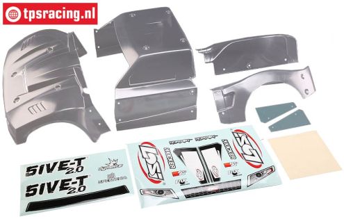 LOS350006 Body Clear LOSI 5T 2.0, Set