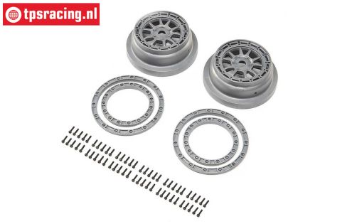 LOS43029 Beadlock rim with ring SBR 2.0, 2 pcs.