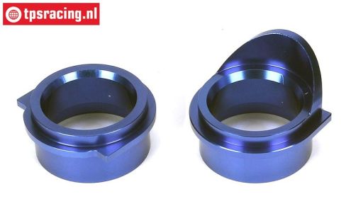 LOSB2544 Alu. Bearing inserts transm. LOSI 5T-BWS-TLR, 2 pcs.